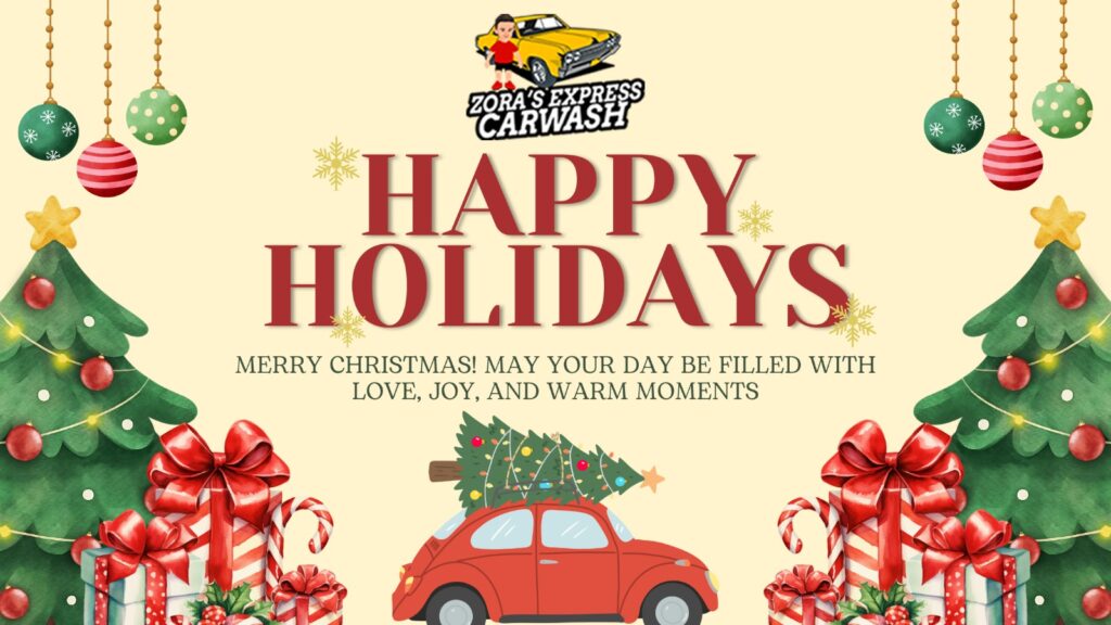Drive into the Holidays with a Sparkling Clean Car